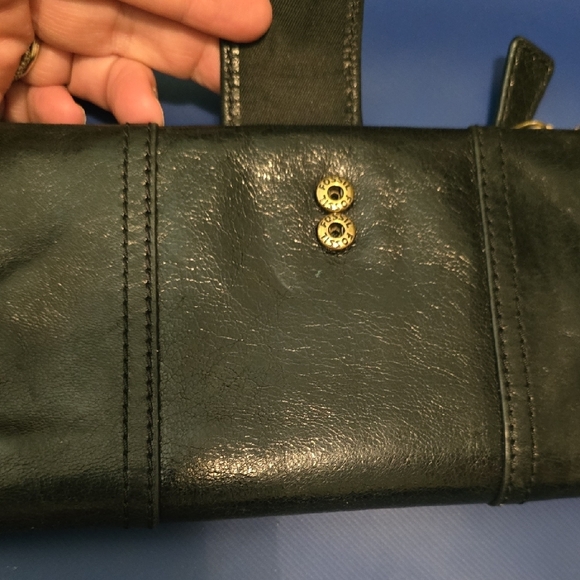 Fossil Black Leather Long Live Vintage Clutch Wallet‎ Organizer - Picture 3 of 10